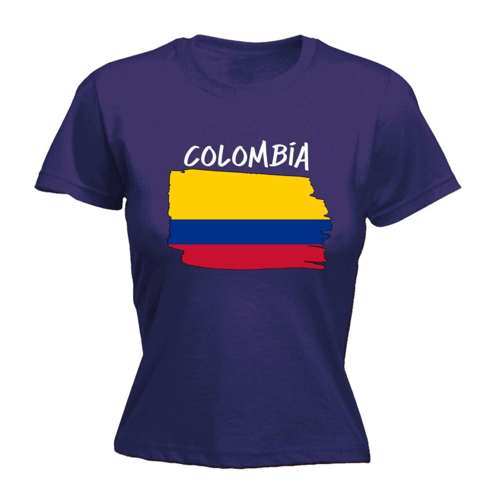 Colombia Country Flag Nationality - Womens T-Shirt T Shirt Tshirt - 123t Australia | Funny T-Shirts Mugs Novelty Gifts
