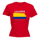 Colombia Country Flag Nationality - Womens T-Shirt T Shirt Tshirt - 123t Australia | Funny T-Shirts Mugs Novelty Gifts