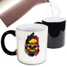 Retro Skull Diver Open Water - Funny Colour Changing Mug