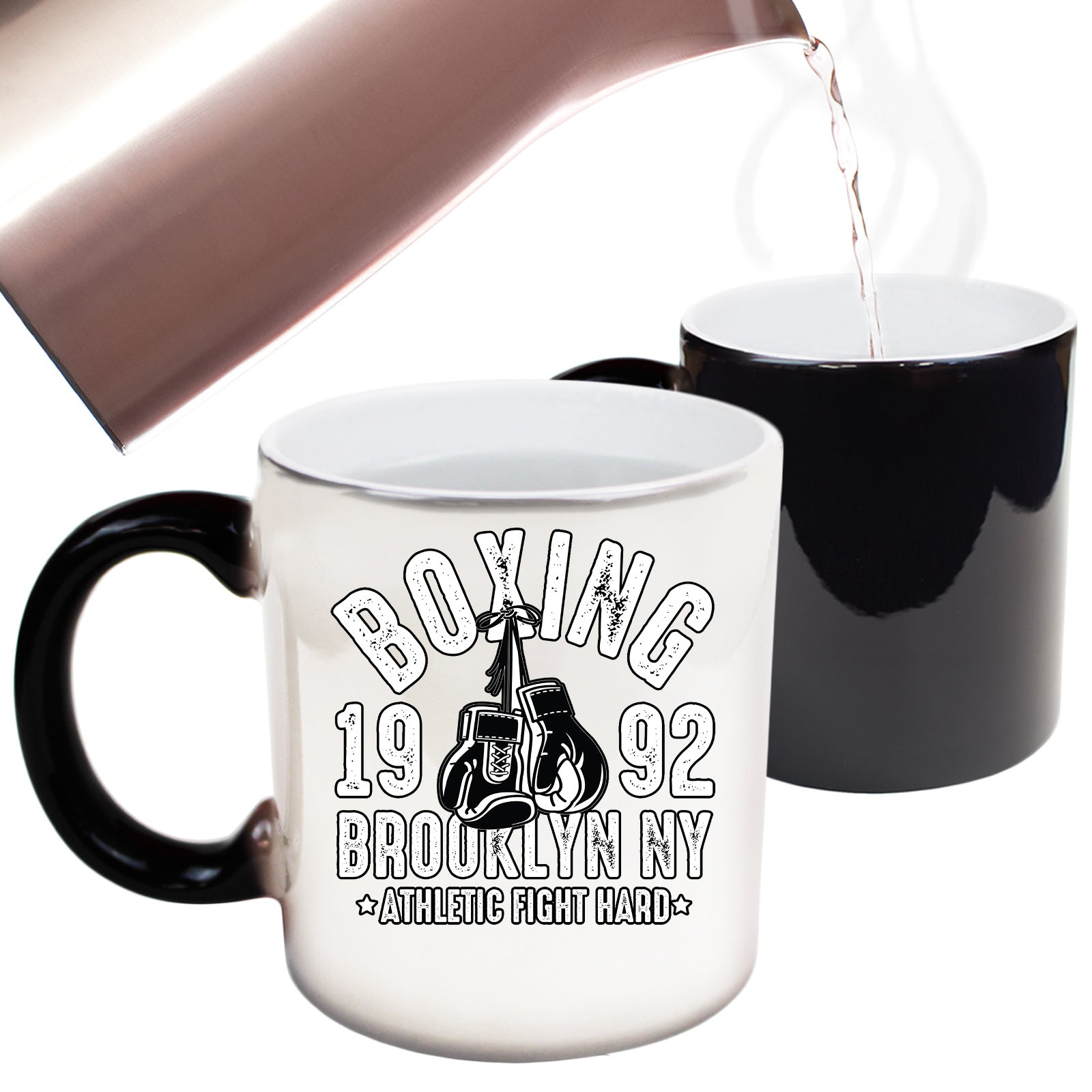 Boxing 1992 Brooklyn New York - Funny Colour Changing Mug