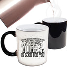 Vodka Is Made From Potatoes - Funny Colour Changing Mug