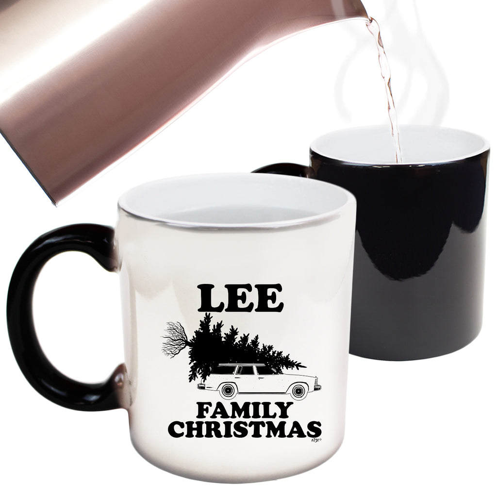 Family Christmas Lee - Funny Colour Changing Mug