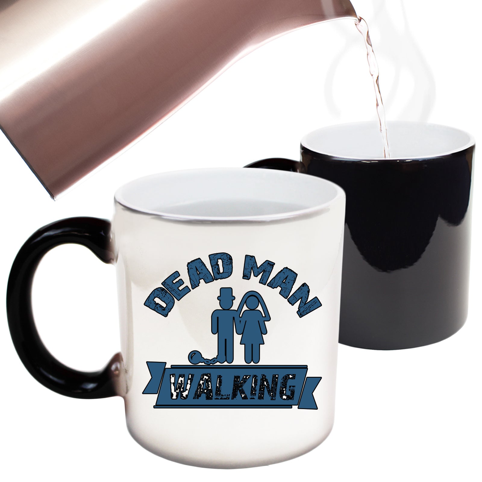 Dead Man Walking Married - Funny Colour Changing Mug