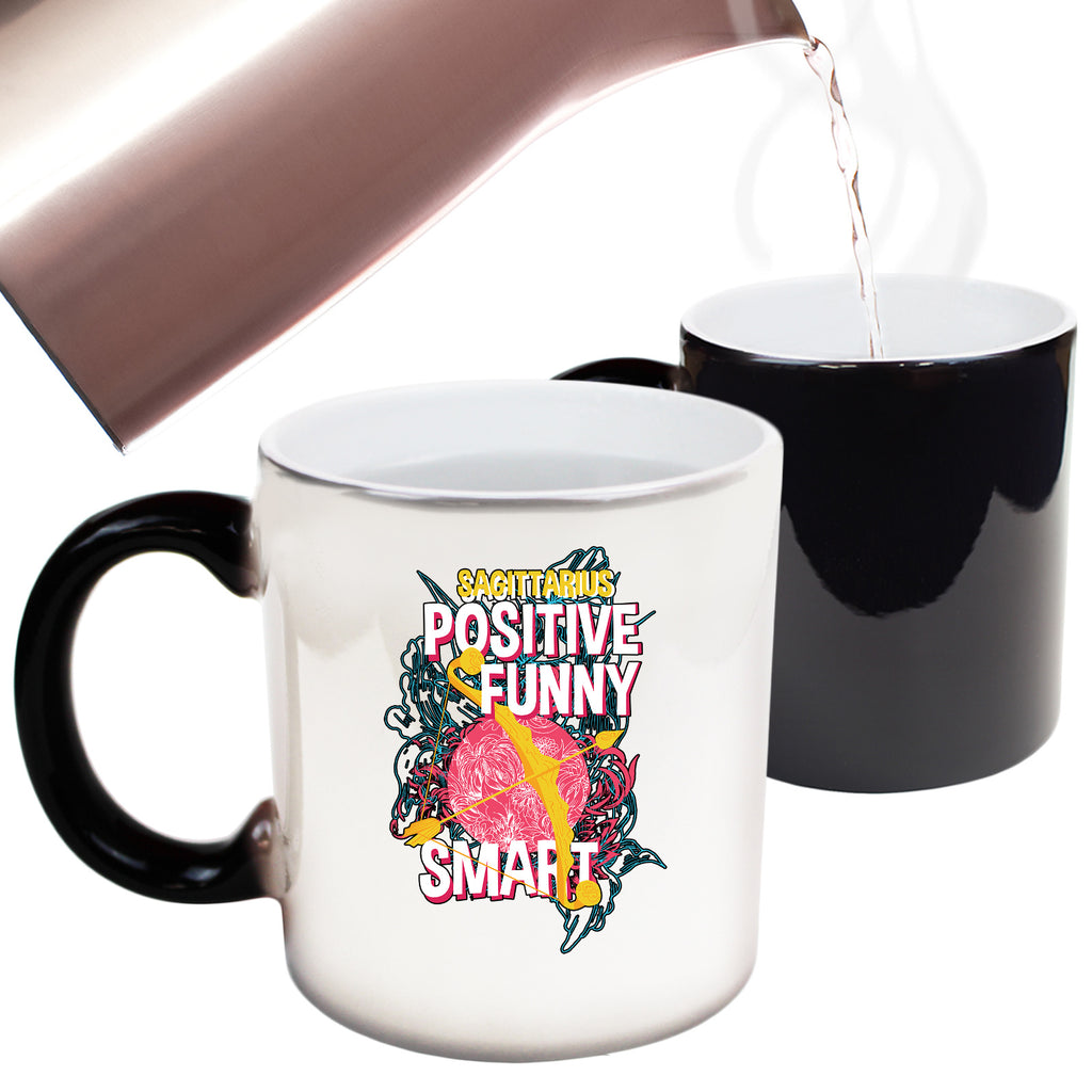 Sagittarius Centaur Archer Birthday Positive Funny Smart - Funny Colour Changing Mug