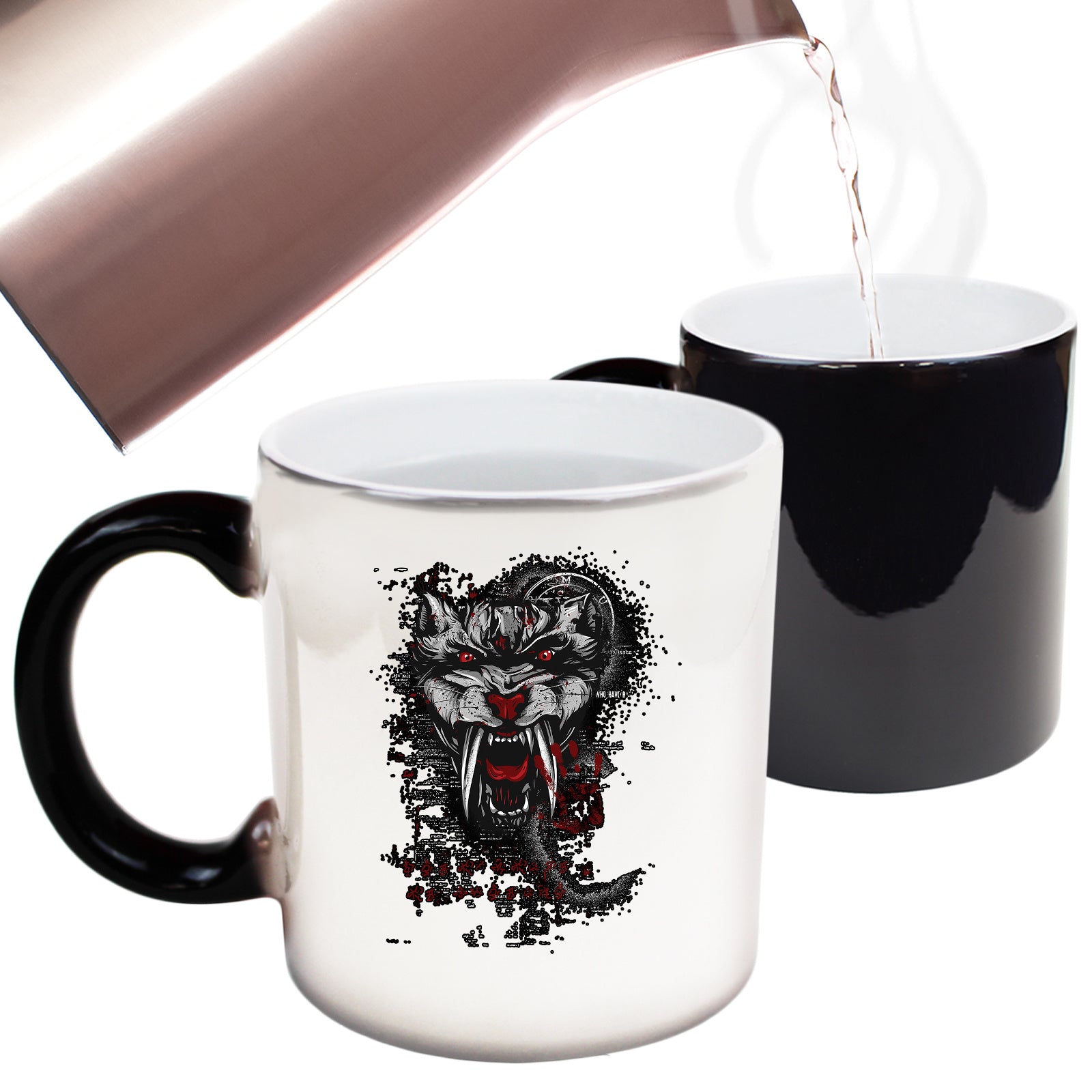 Fang Tiger - Funny Colour Changing Mug