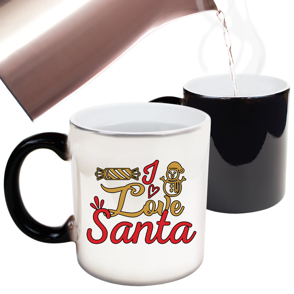 I Love Santa Christmas Xmas - Funny Colour Changing Mug