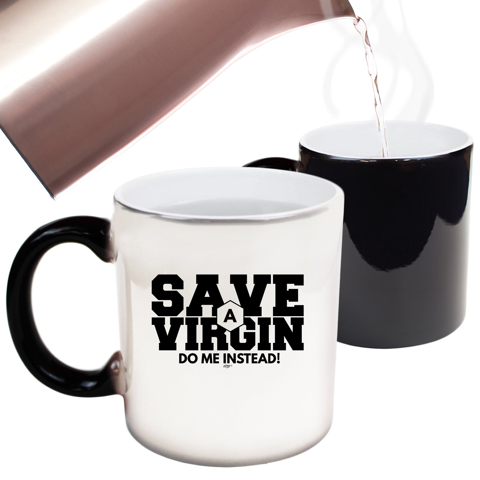 Save A Virgin Do Me Instead - Funny Colour Changing Mug