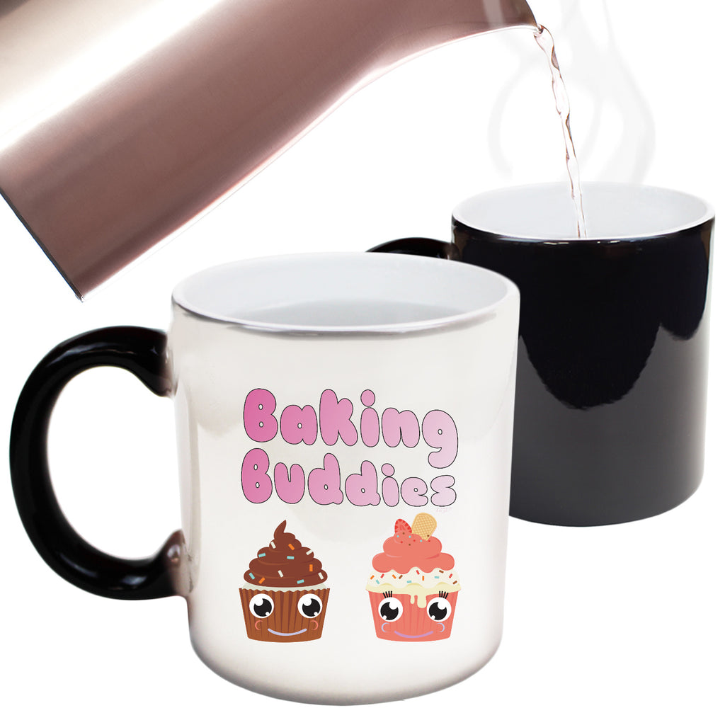 Baking Buddies Cup Cakes - Funny Colour Changing Mug Cup