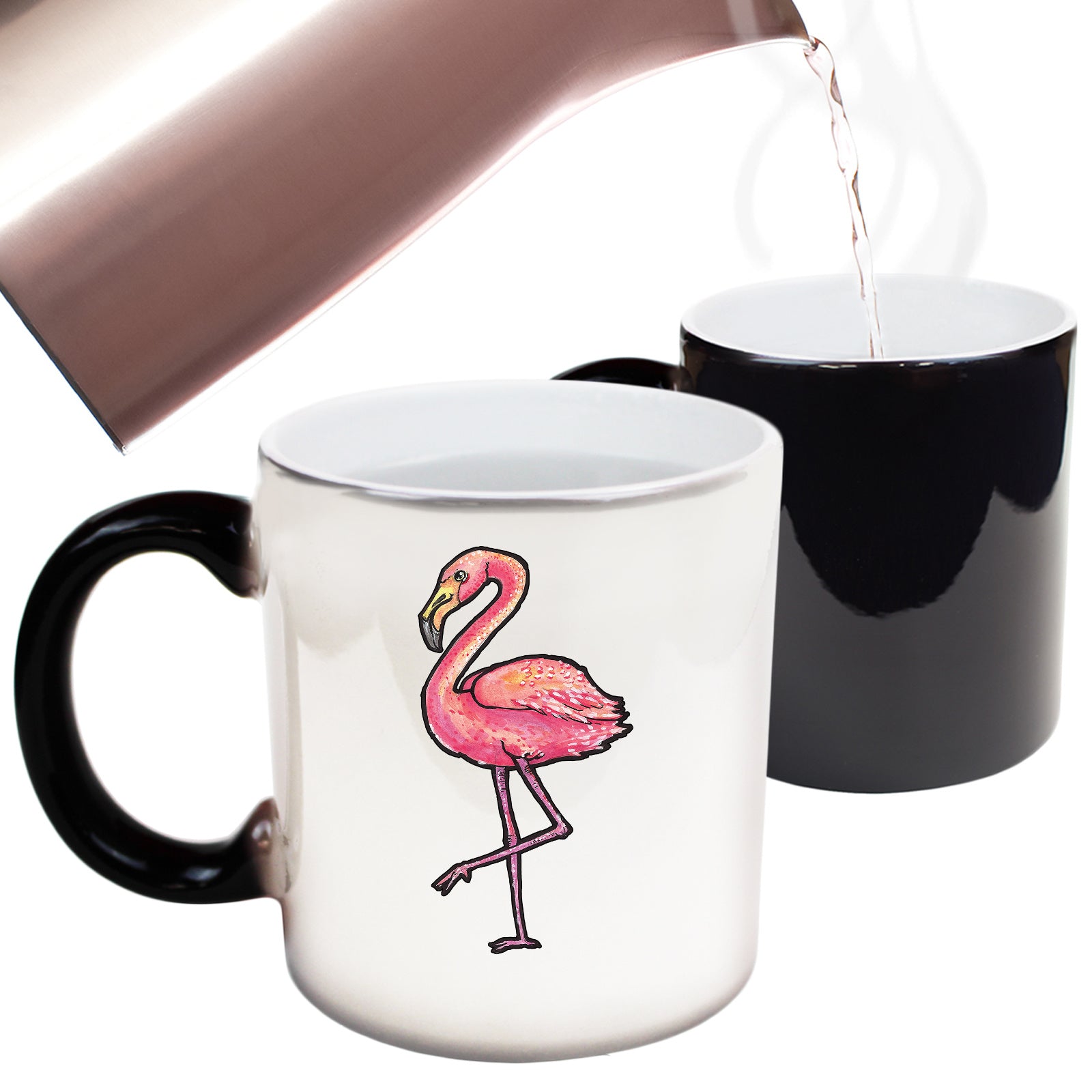 Pink Flamingo - Funny Colour Changing Mug