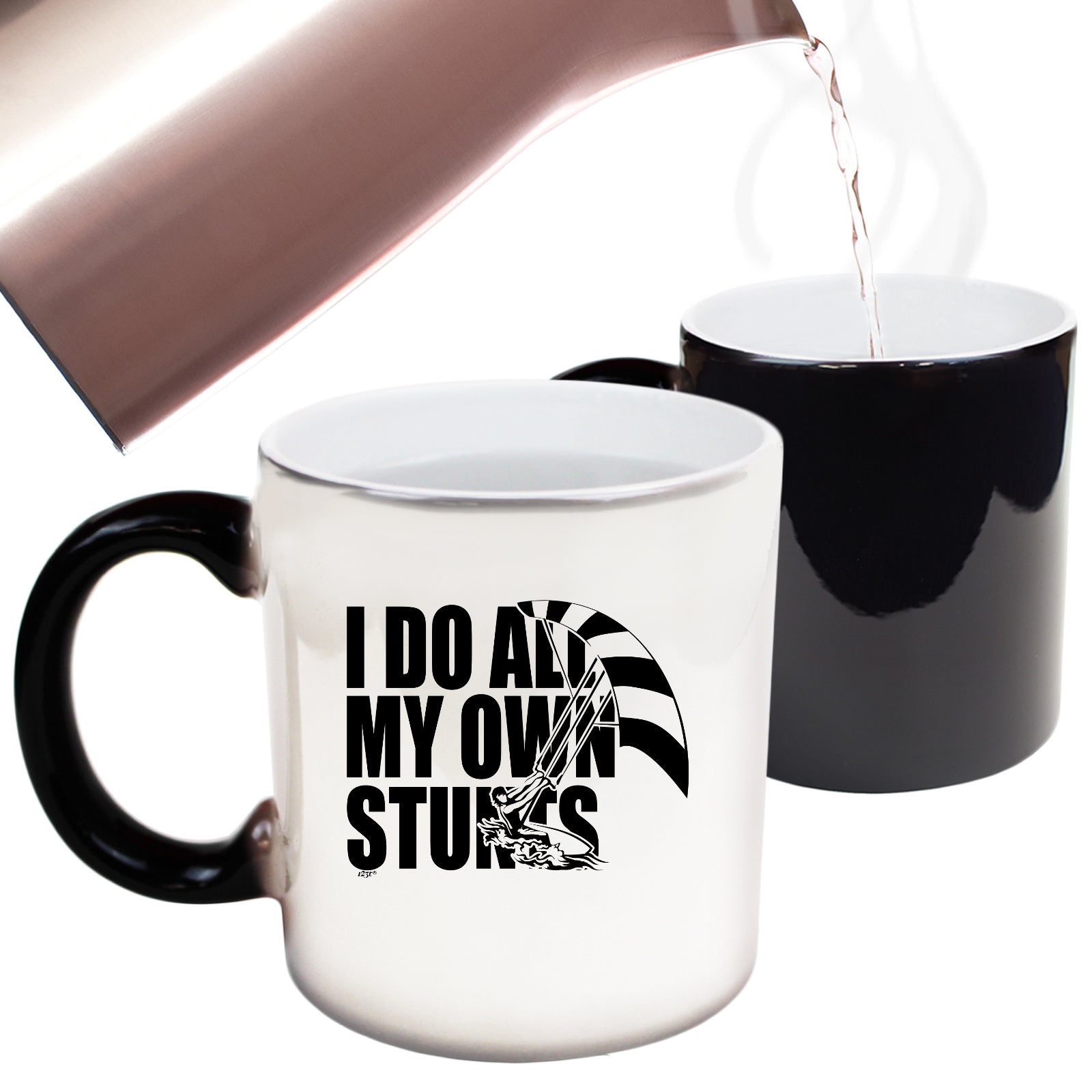 Kitesurf Do All My Own Stunts - Funny Colour Changing Mug