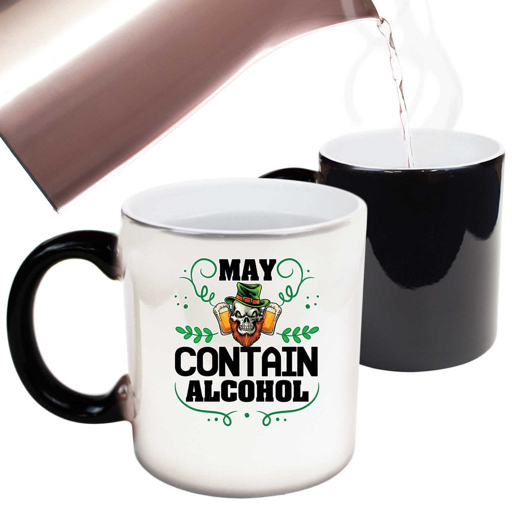 May Contain Alcohol Irish St Patricks Day Ireland - Funny Colour Changing Mug