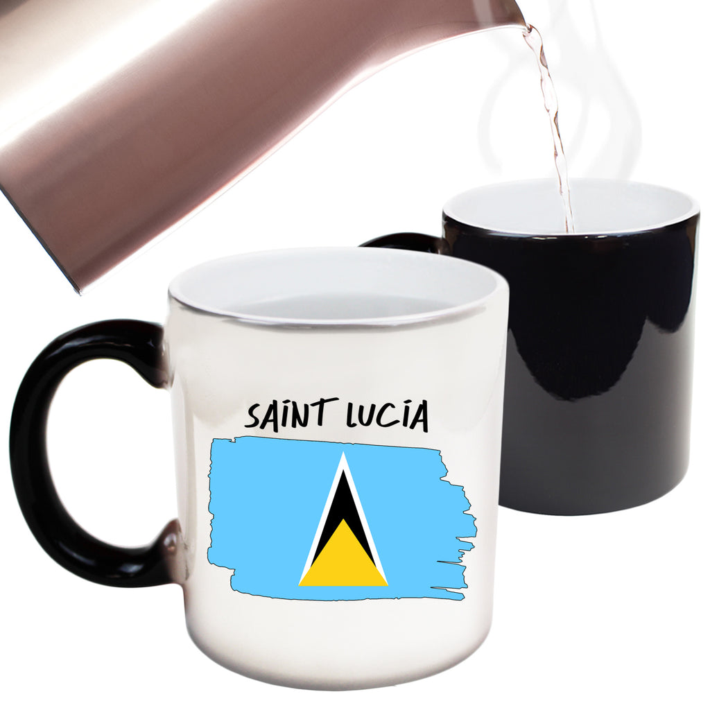 Saint Lucia - Funny Colour Changing Mug