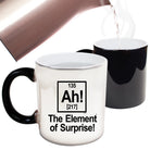 The Element Of Surprise White - Funny Colour Changing Mug