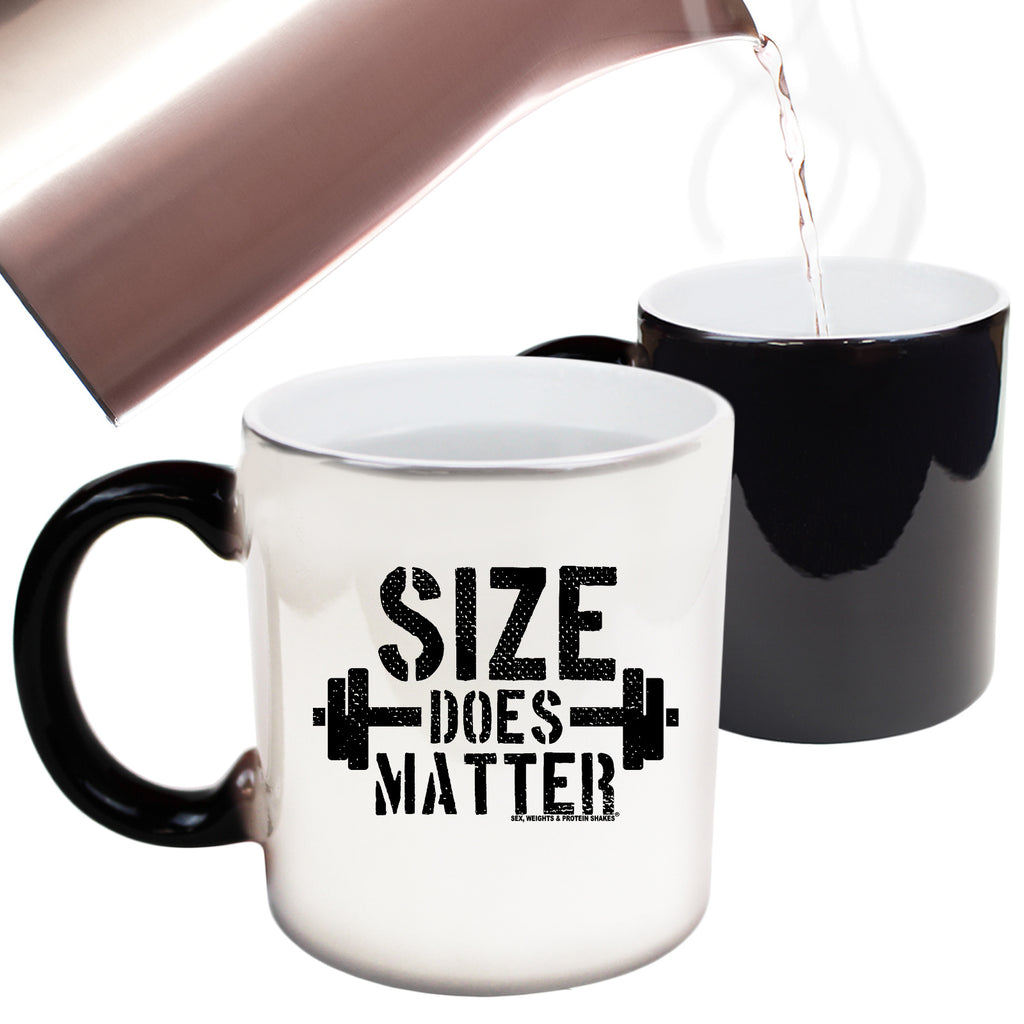 Gym Size Does Matter - Funny Colour Changing Mug