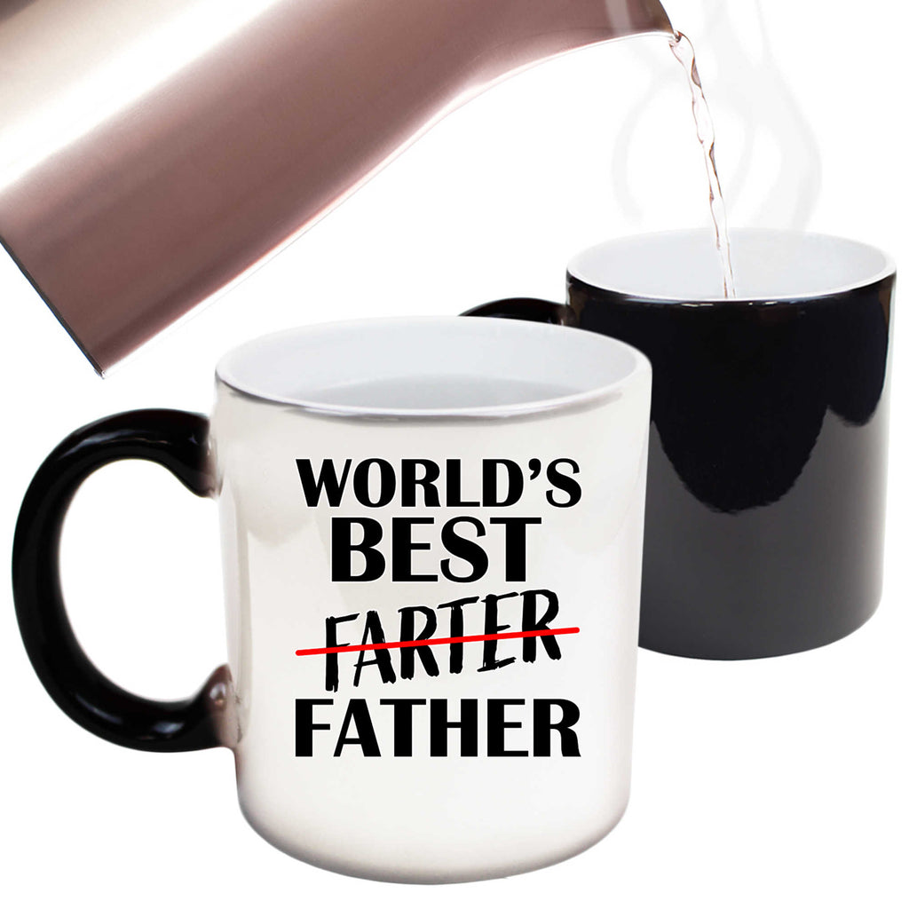 Worlds Best Father Farter V2 Fathers Day - Funny Colour Changing Mug