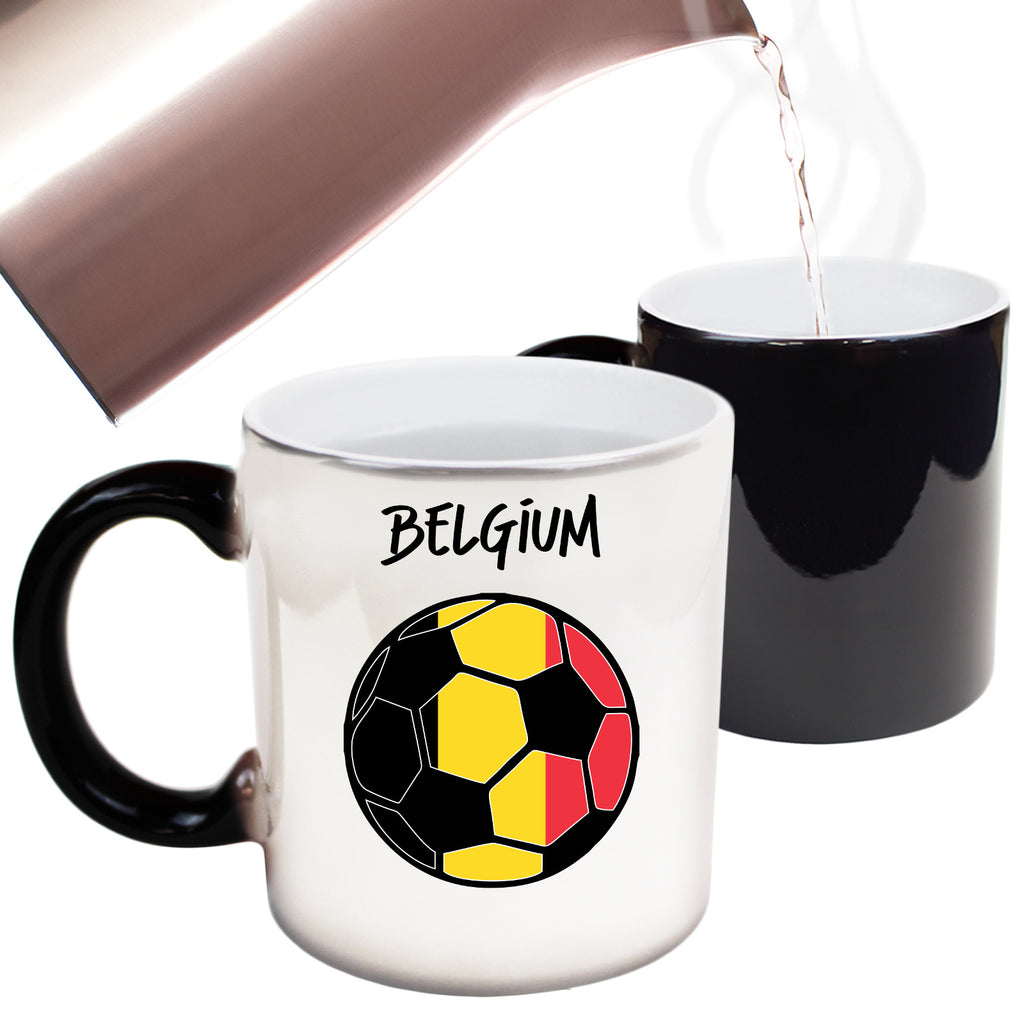 Belgium Football - Funny Colour Changing Mug