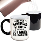 Im The Bartender Make The Rules Pub Hotel - Funny Colour Changing Mug