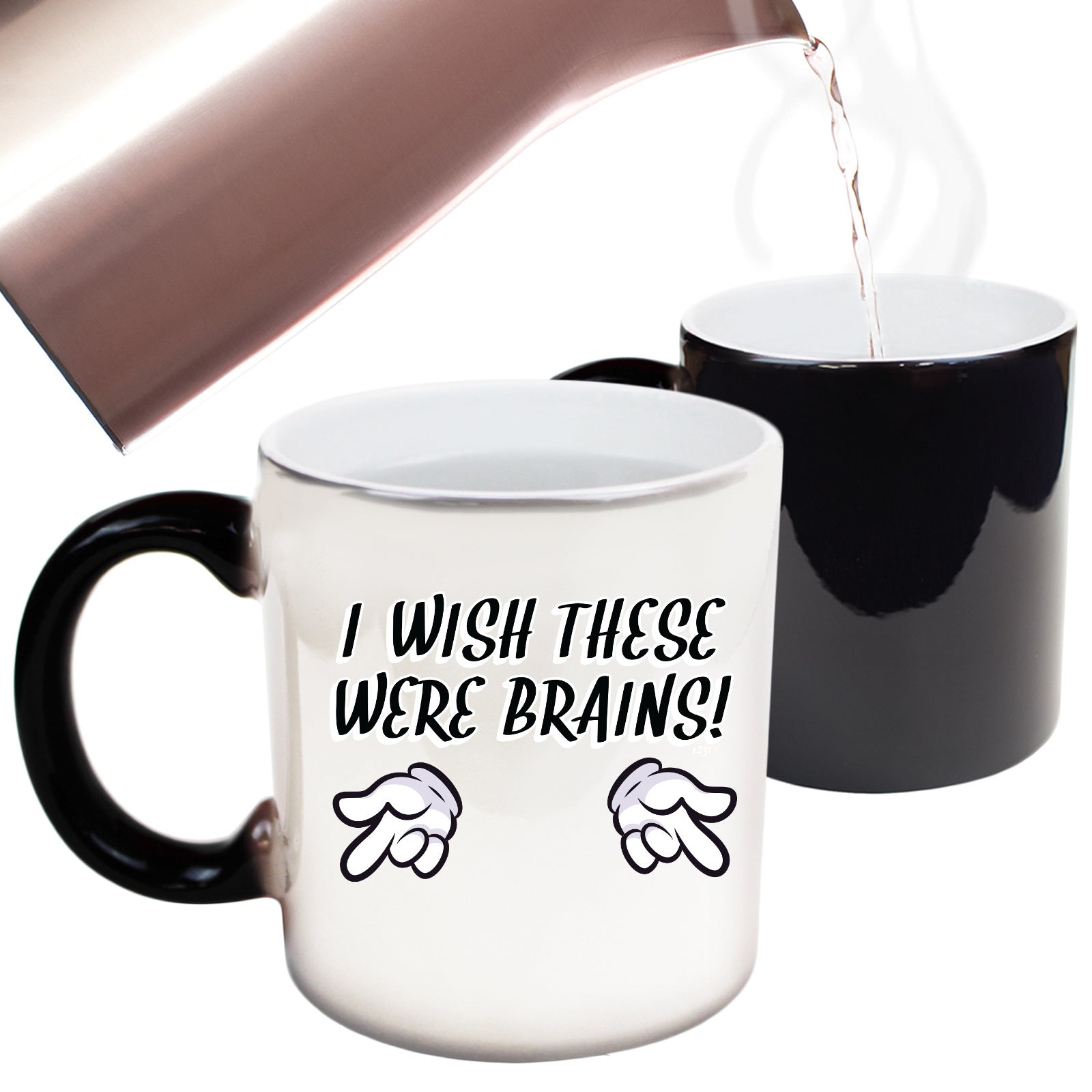 Wish These Were Brains - Funny Colour Changing Mug