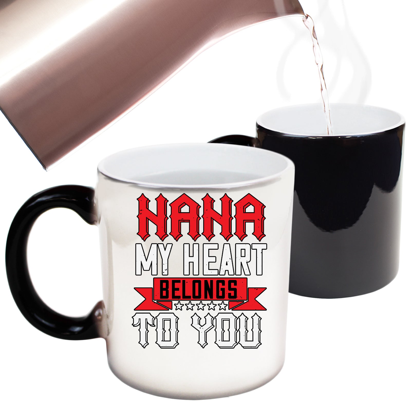 Nana My Heart Belongs To You - Funny Colour Changing Mug