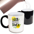 Lemons Look But Dont Touch - Funny Colour Changing Mug