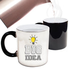 Big Idea Light Bulb Globe - Funny Colour Changing Mug