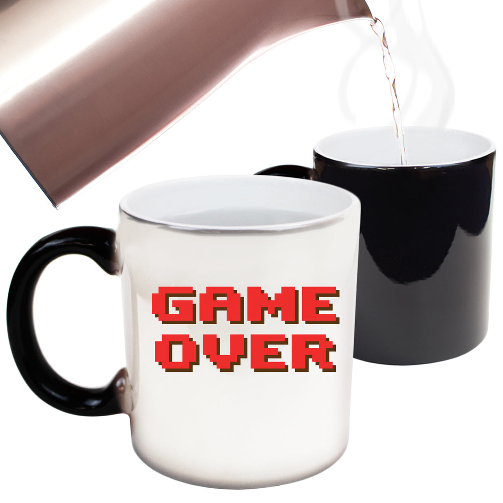 Game Over Gamer - Funny Colour Changing Mug Cup