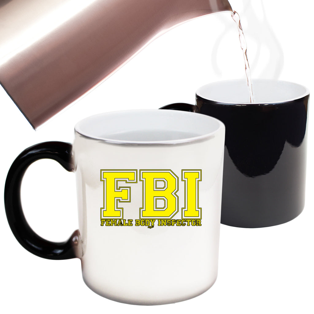 Fb Female Body Inspector - Funny Colour Changing Mug Cup