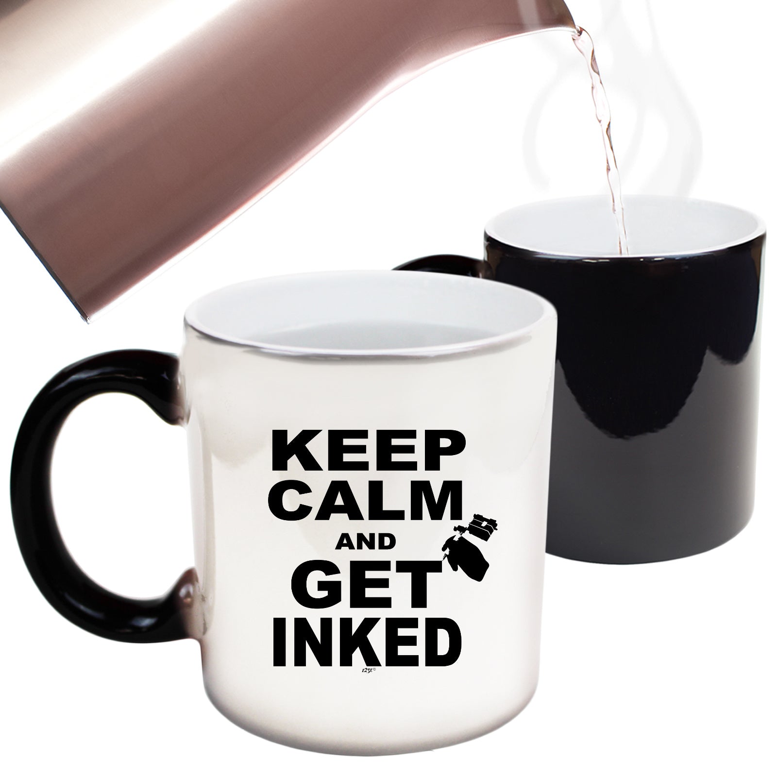 Keep Calm And Get Inked - Funny Colour Changing Mug