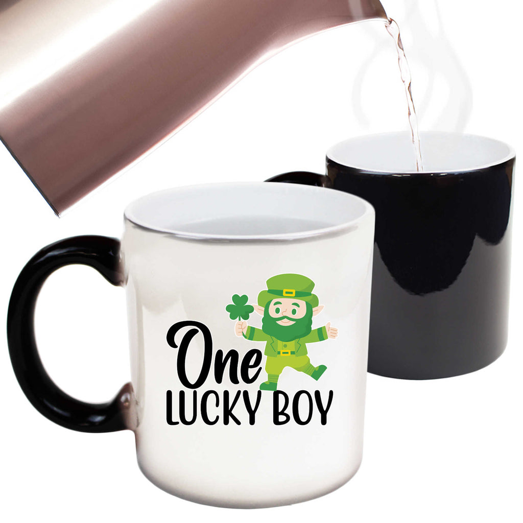 One Lucky Boy Irish St Patricks Day Ireland - Funny Colour Changing Mug