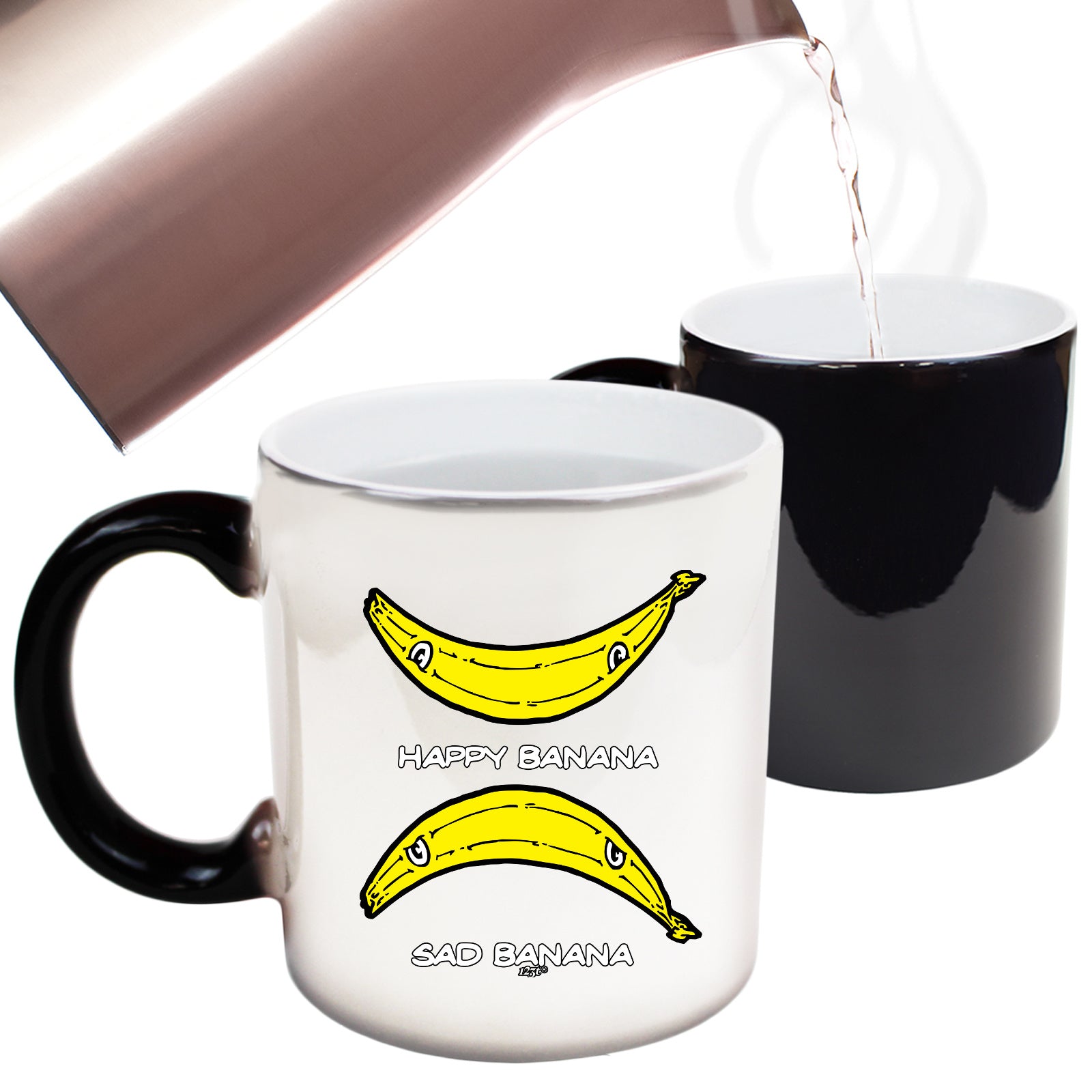 Happy Banana Sad Banana - Funny Colour Changing Mug Cup