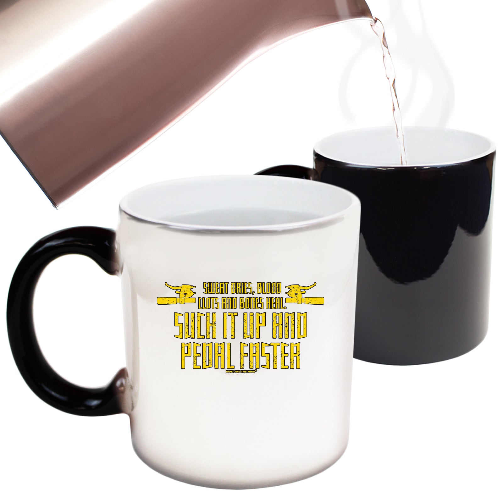 Rltw Sweat Dries Blood Clots And Bones Heal - Funny Colour Changing Mug