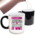 Everything Tastes Better At Nanas - Funny Colour Changing Mug