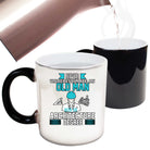 Never Underestimate Old Man Architecture Degree Architect - Funny Colour Changing Mug