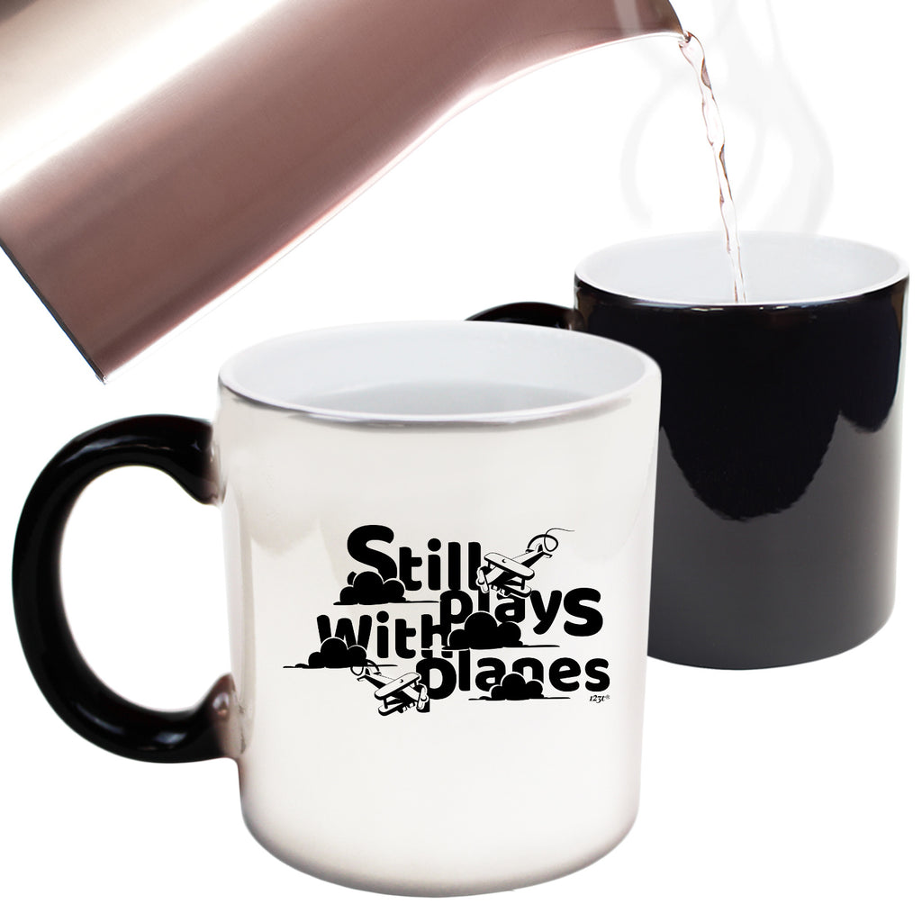 Still Plays With Planes - Funny Colour Changing Mug