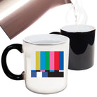 Tv Colour Test Screen - Funny Colour Changing Mug