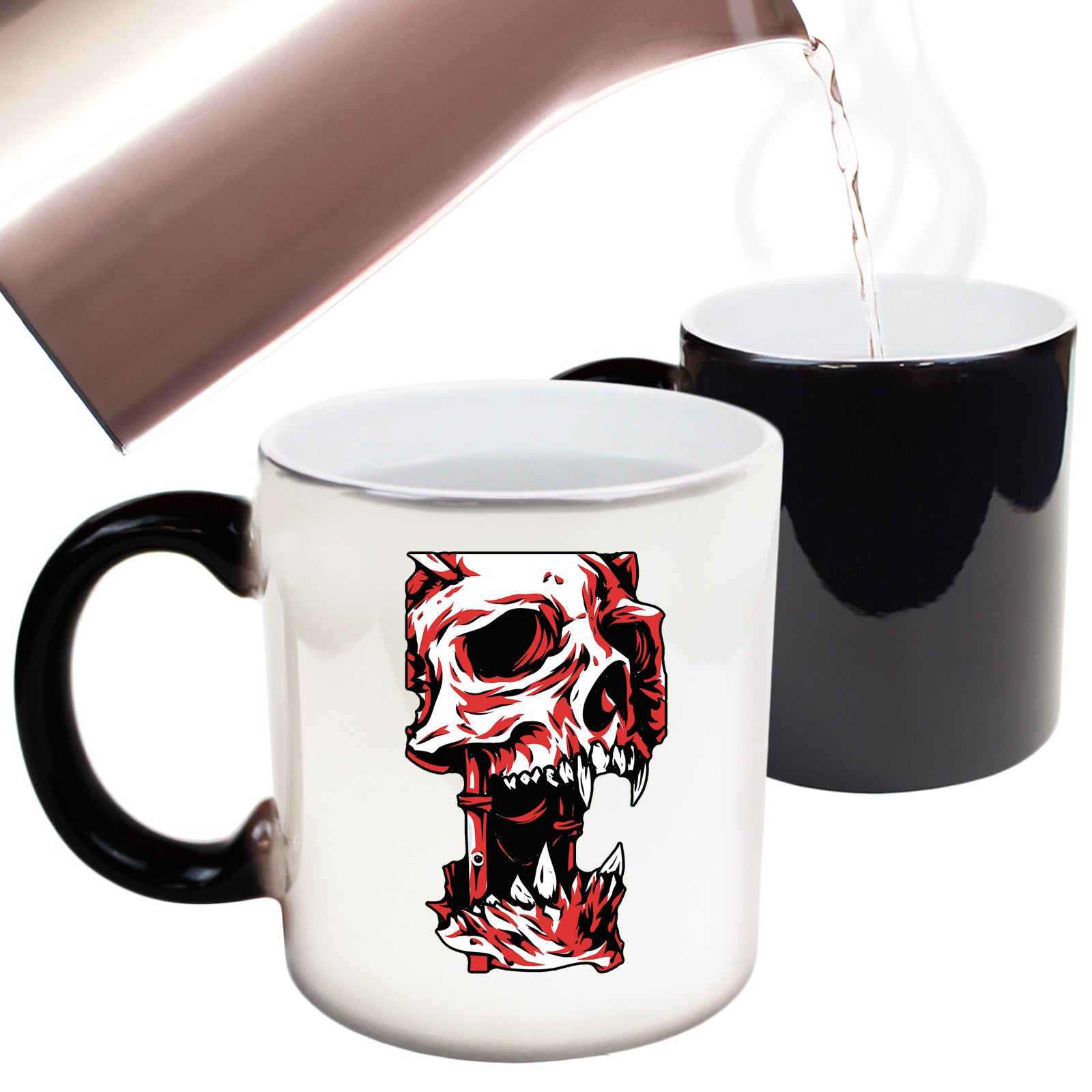 Broken Skull Fashion - Funny Colour Changing Mug