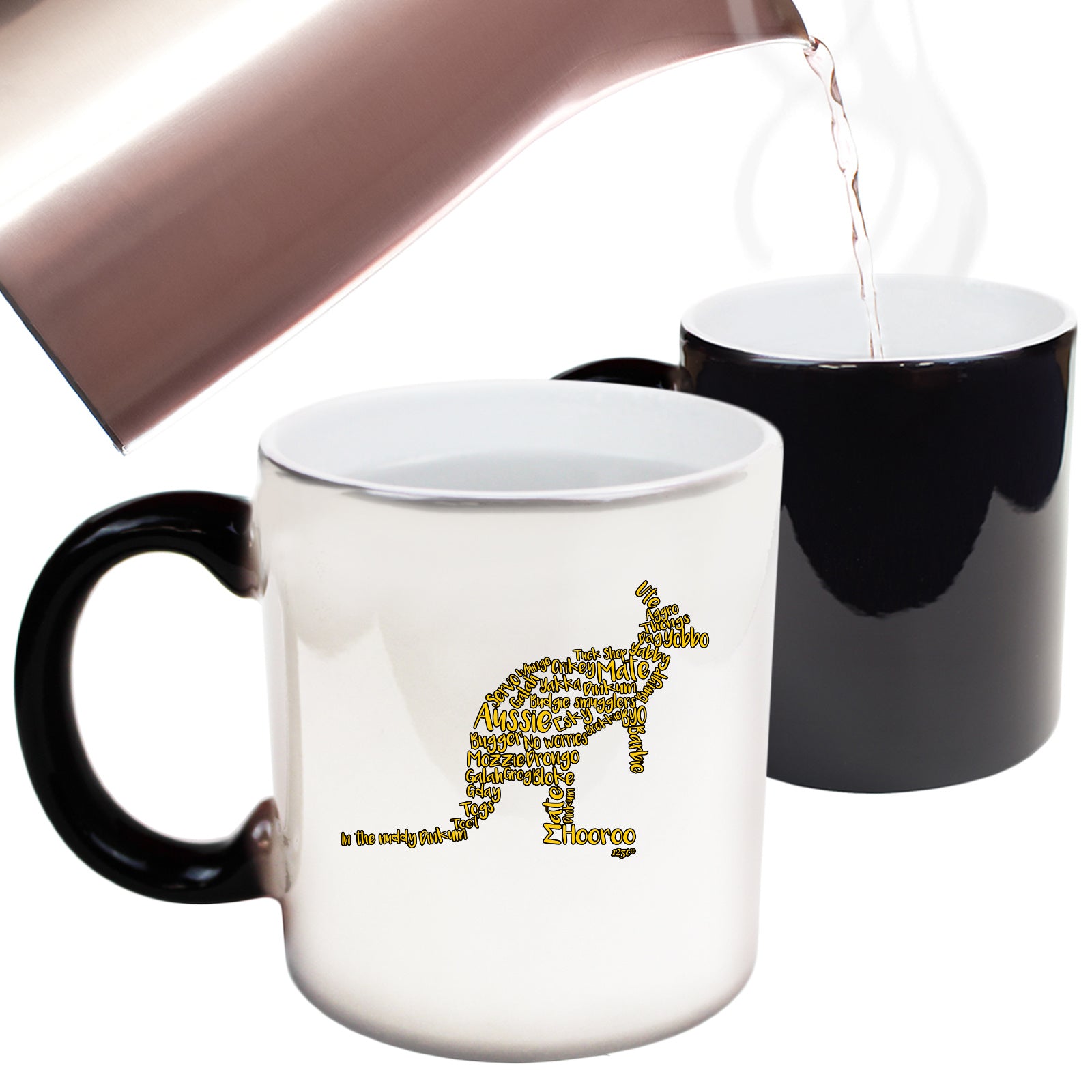 Kangaroo Slang - Funny Colour Changing Mug