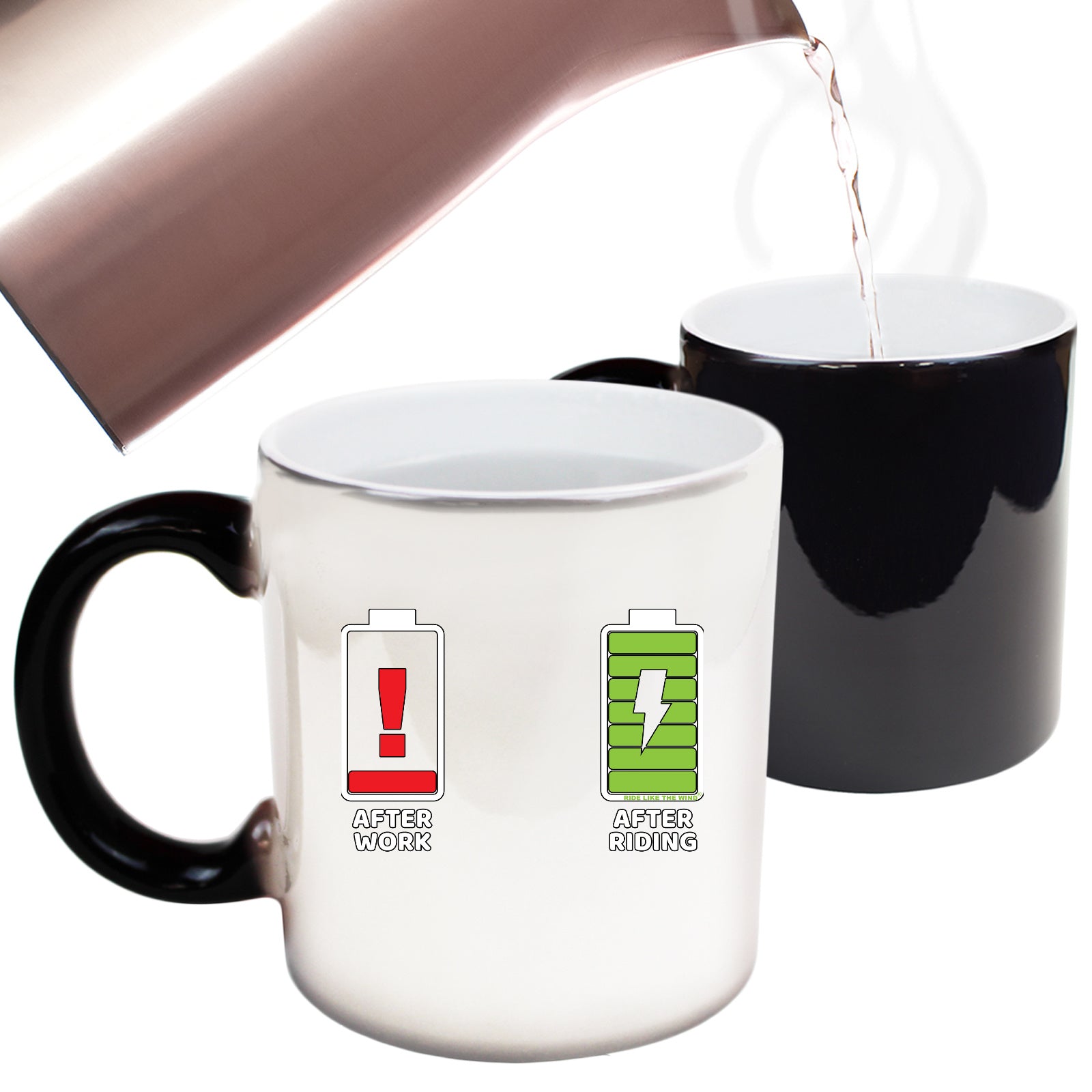 Rltw After Work After Riding - Funny Colour Changing Mug