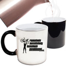 Four Wheels Move The Body Two Wheels Move The Soul - Funny Colour Changing Mug