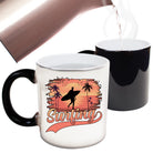 Surfing Summer Surf - Funny Colour Changing Mug