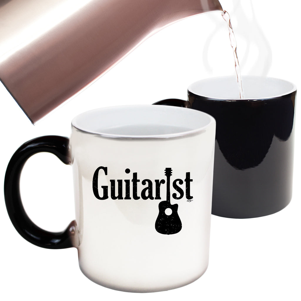 Guitarist Guitar Music - Funny Colour Changing Mug Cup