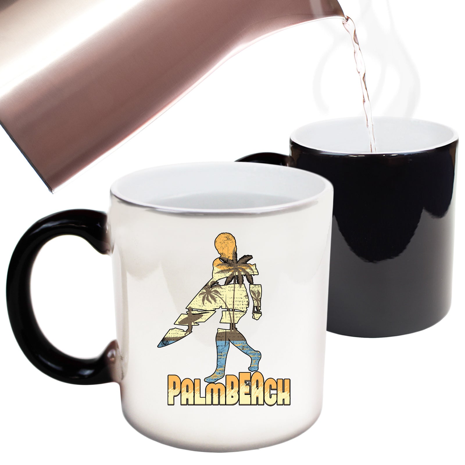 Palmbeach Surf Surfing - Funny Colour Changing Mug