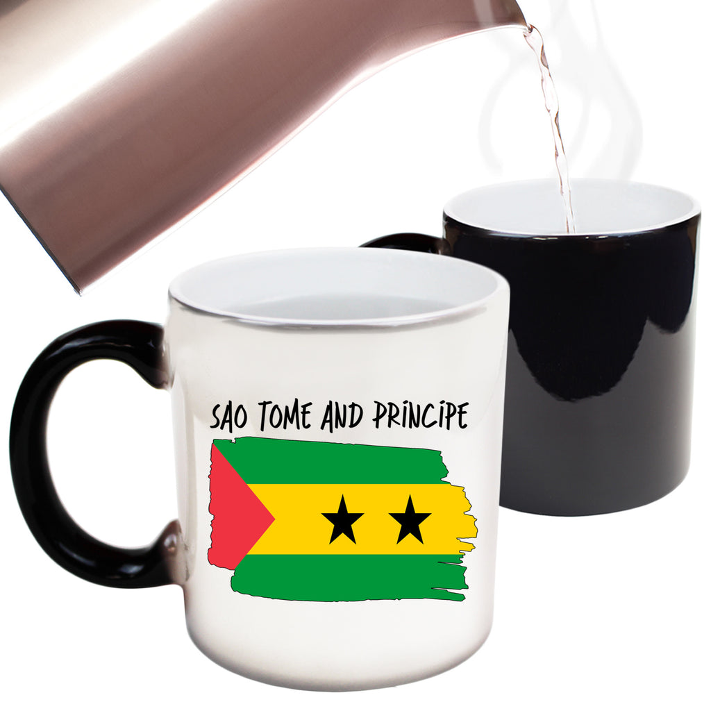 Sao Tome And Principe - Funny Colour Changing Mug