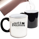 Evolution Welsh - Funny Colour Changing Mug Cup