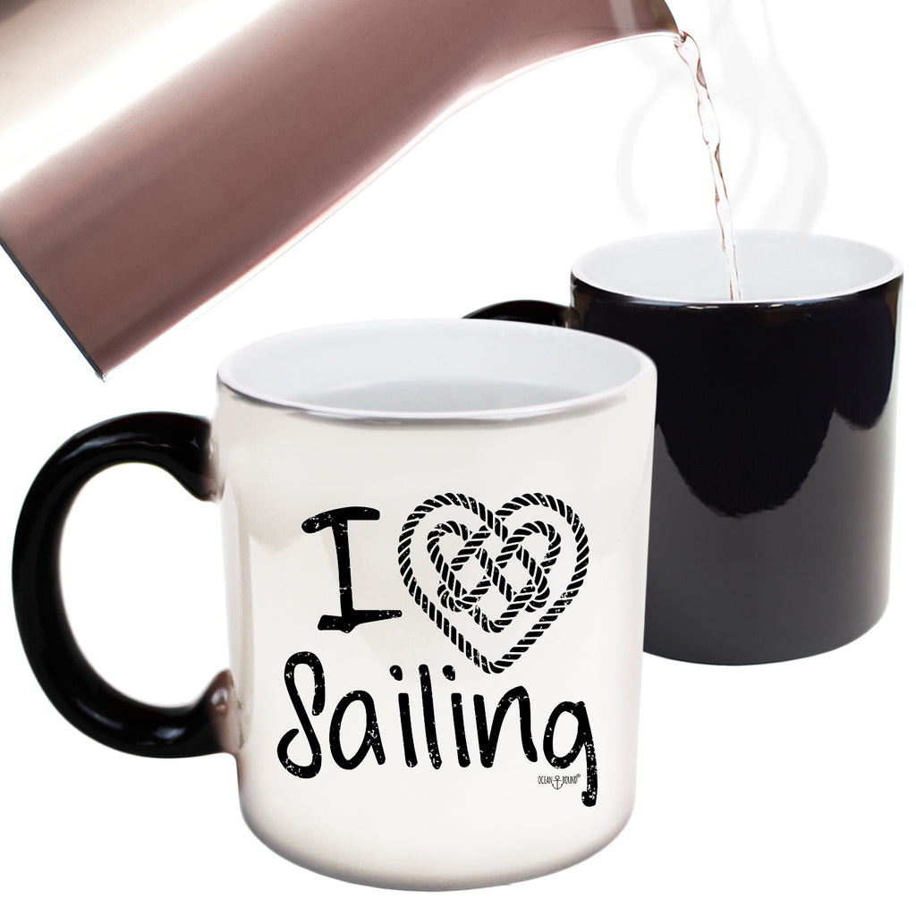 Ob I Love Sailing - Funny Colour Changing Mug