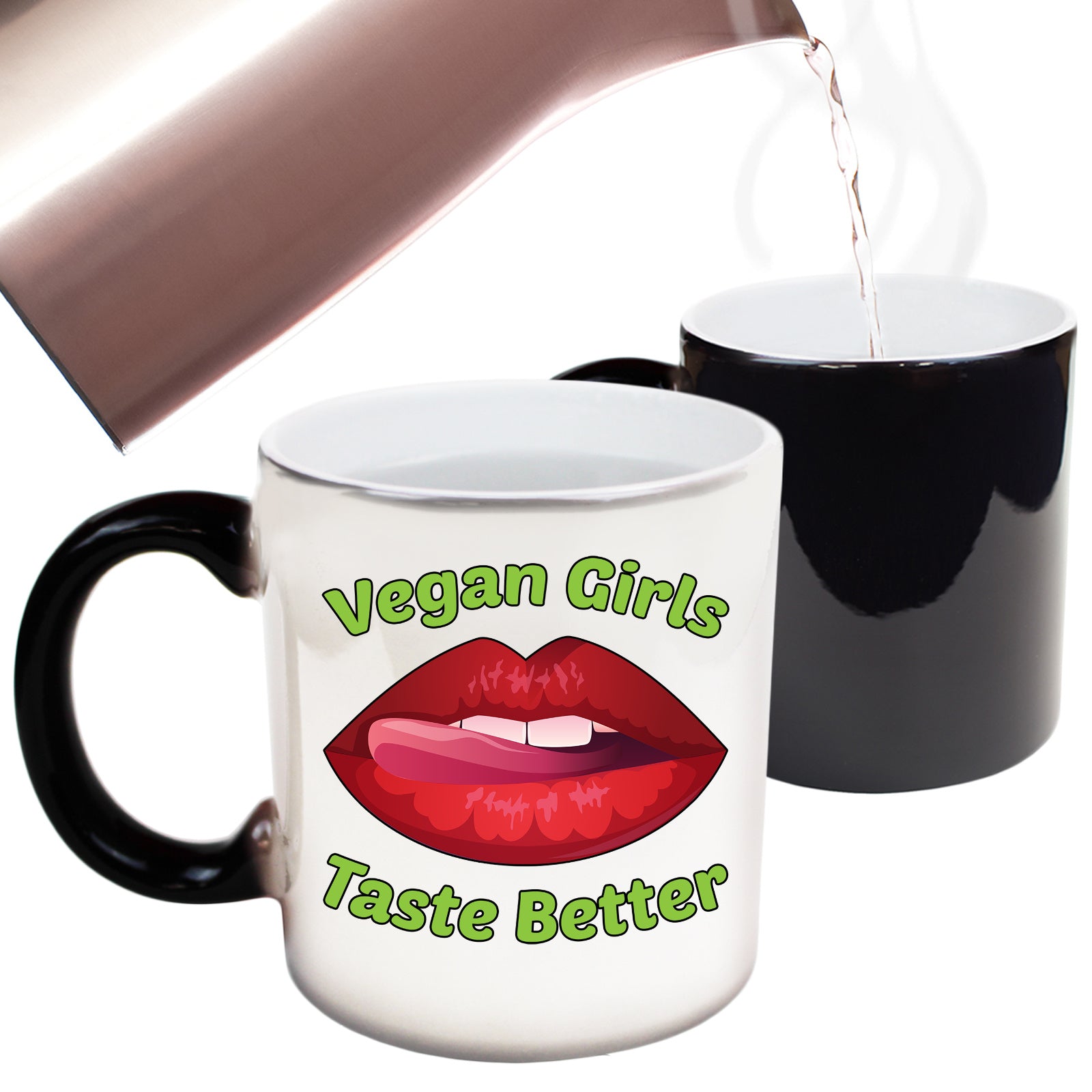 Vegan Girls Taste Better - Funny Colour Changing Mug