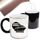 Ob Cruising Through Retirement - Funny Colour Changing Mug