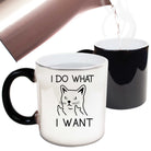 Do What I Want Cat Fingers V2 - Funny Colour Changing Mug