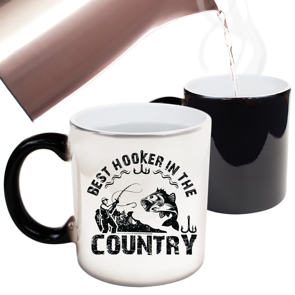 Best Hooker In The Country Fishing - Funny Colour Changing Mug