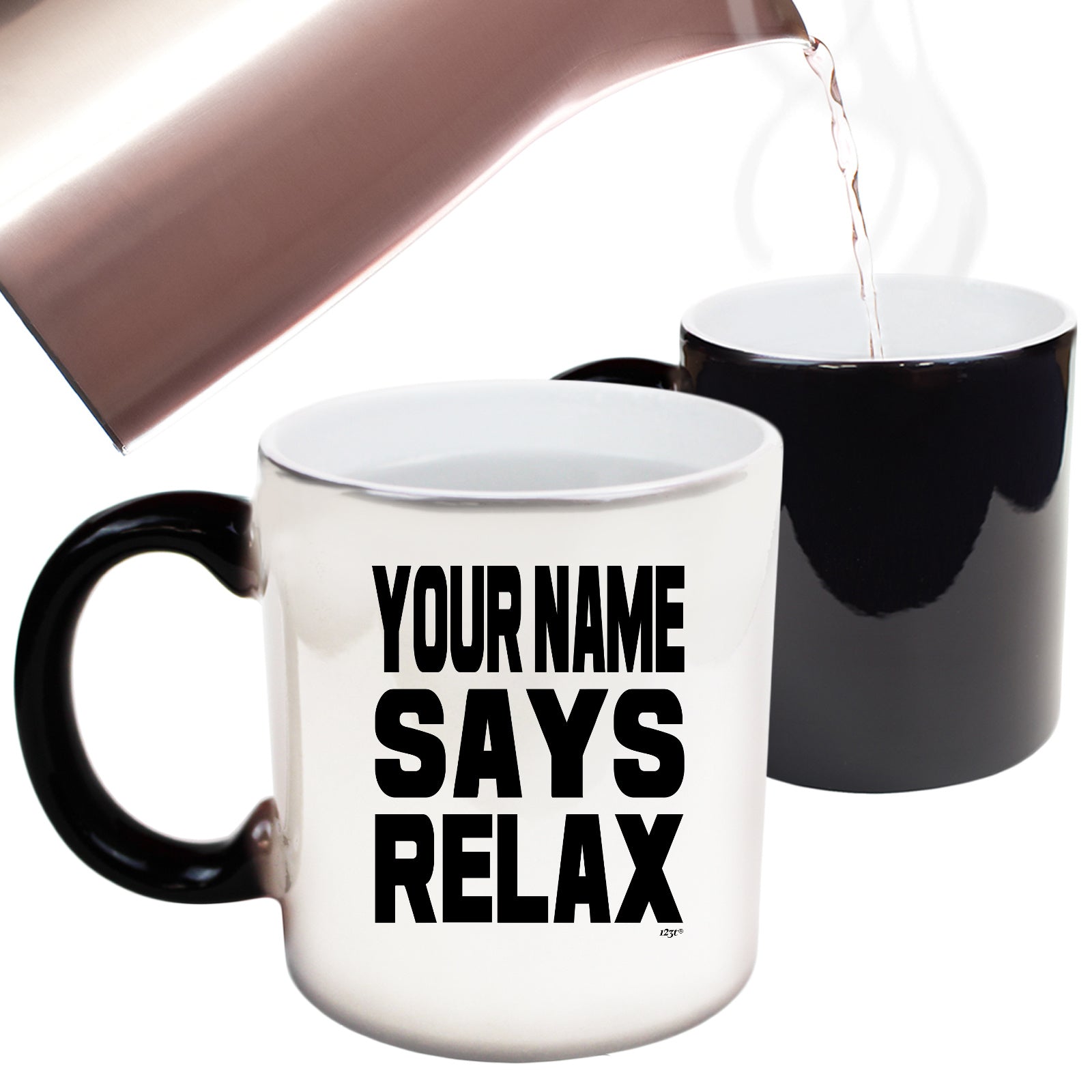 Your Name Says Relax - Funny Colour Changing Mug